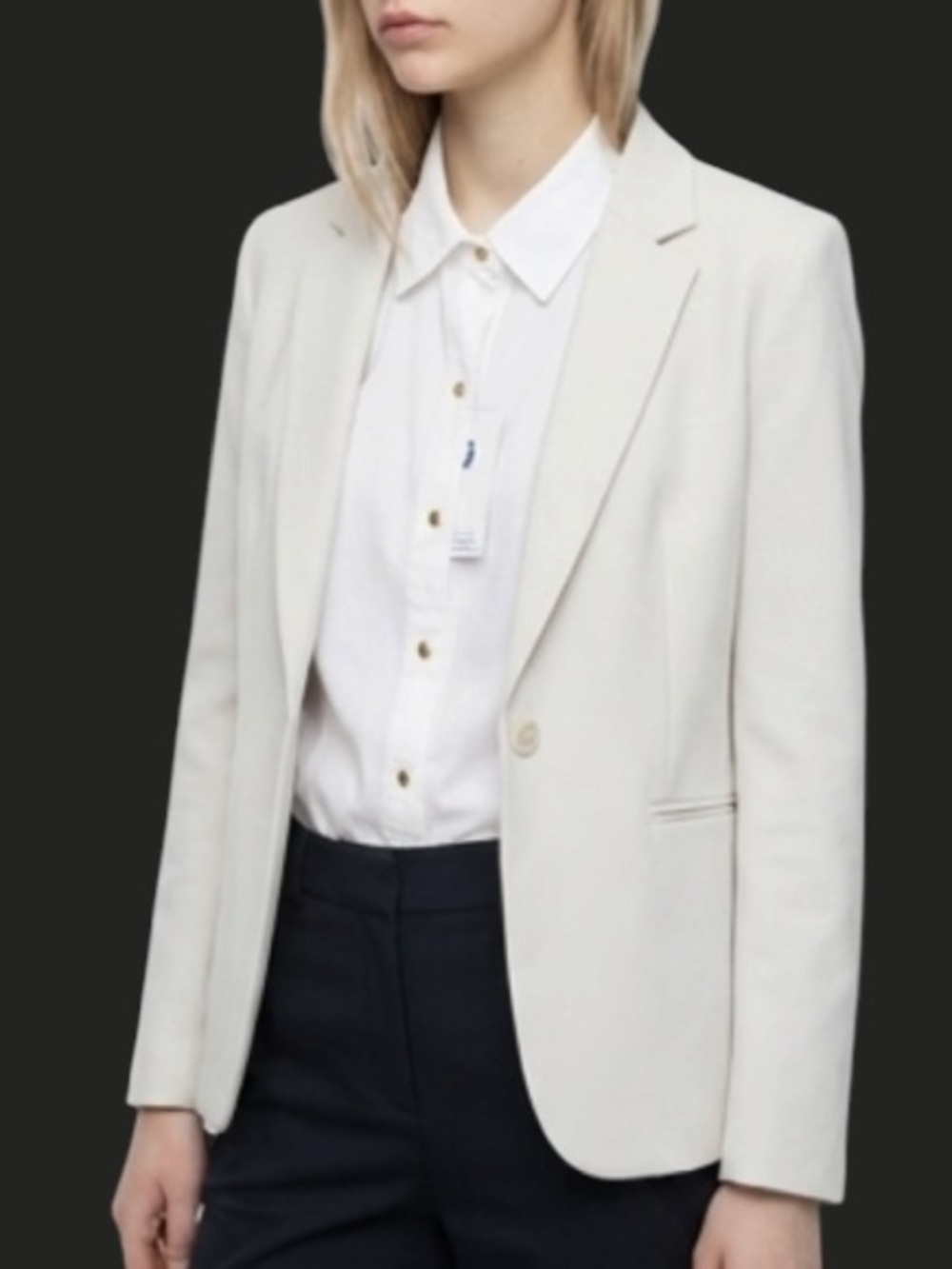 Off White shirt white cotton blend NWT